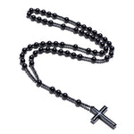 Onyx Cross Necklace