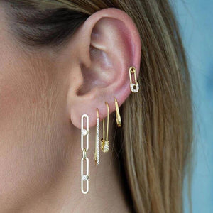 Long Pin Earrings