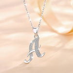 Sterling Silver Initial Pendants with Chain