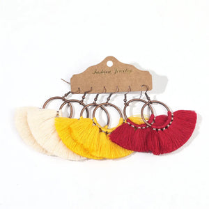 Tassel Earrings Set