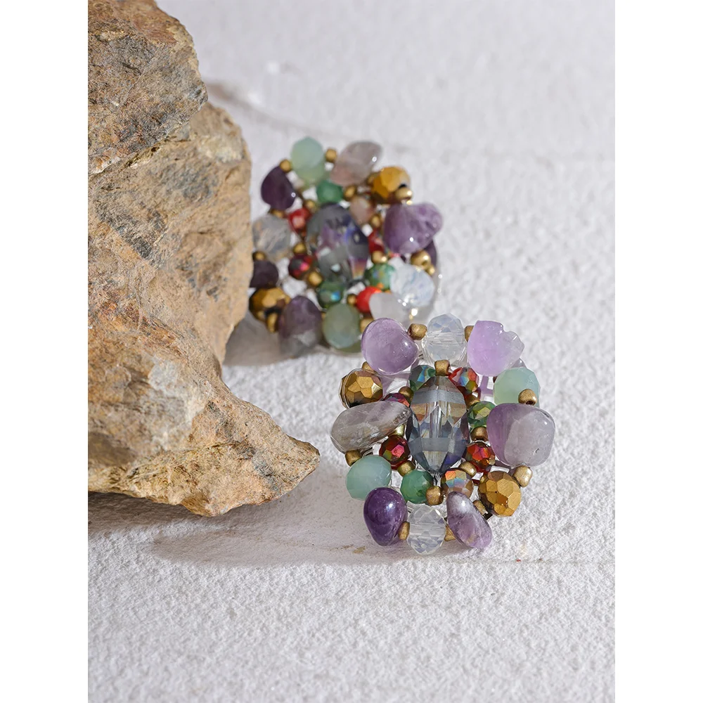 Crystal Cluster earrings