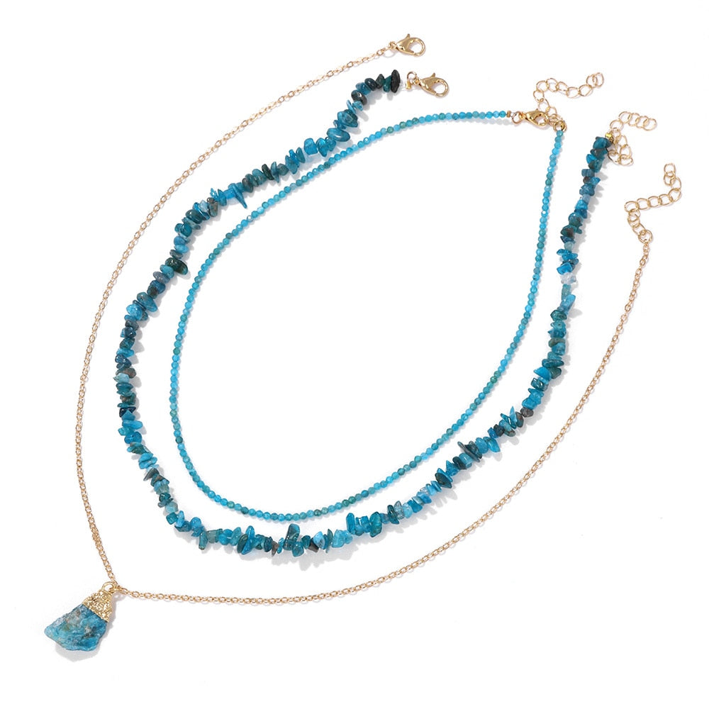 Multi Layer Crystal Necklace