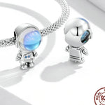 Silver Moonstone Charms