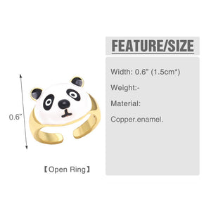 Panda Bear Ring