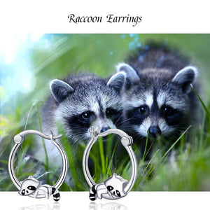 Racoon Earrings
