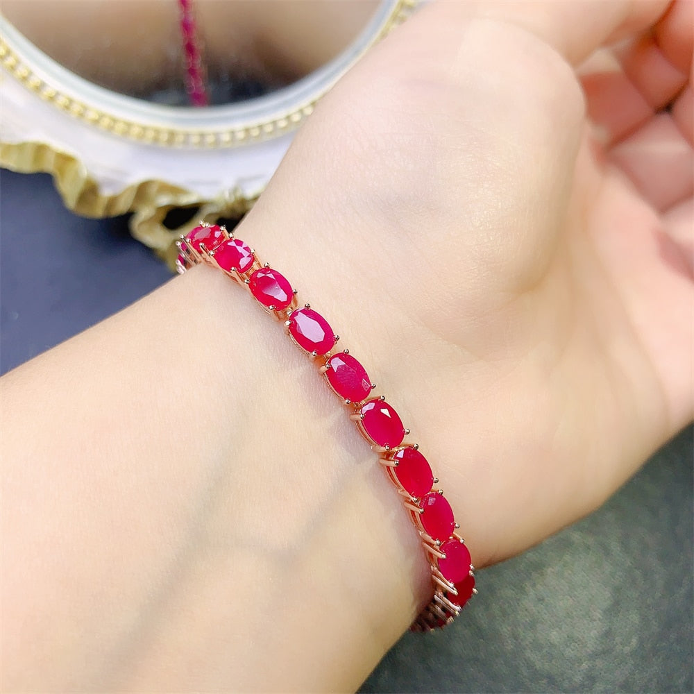 Natural Ruby Bracelet