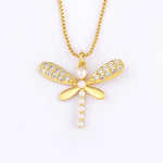dragonfly charm necklace