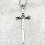 Sword Necklace Silver