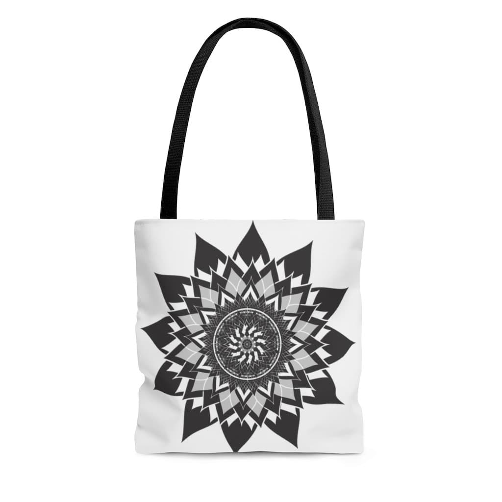 Monochrome Mandala Tote Bag - Sutra Wear
