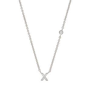 sterling silver initial necklace	