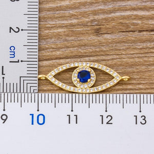 evil eye bracelet in gold - Sutra Wear