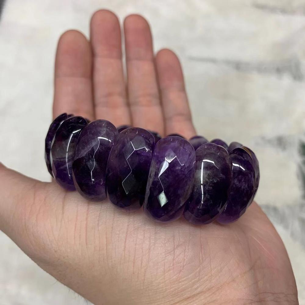 Buy Plus Value Purple Amethyst Crystal Bracelet Students Education Memory  Concentration Men Women Boys Girls (Beads Size: 8mm, Jute Bag) Online at  Low Prices in India - Amazon.in