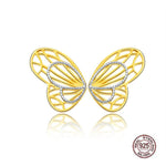 Sterling Silver Butterfly Earrings