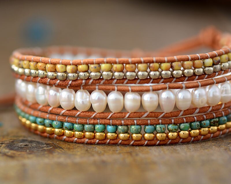 12 Tutorials on How to Create Leather Wrapped Bracelets - Nunn Design