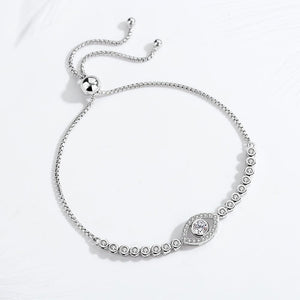 Shine Evil Eye 925 Sterling Silver Bracelet - Sutra Wear