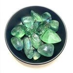 100g Green Fluorite Tumbled Stones - Sutra Wear