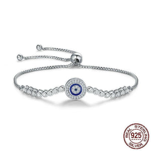  925 Silver Evil Eye Bracelet