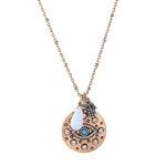 Evil Eye and Hamsa Amulet Boho Necklace - Sutra Wear