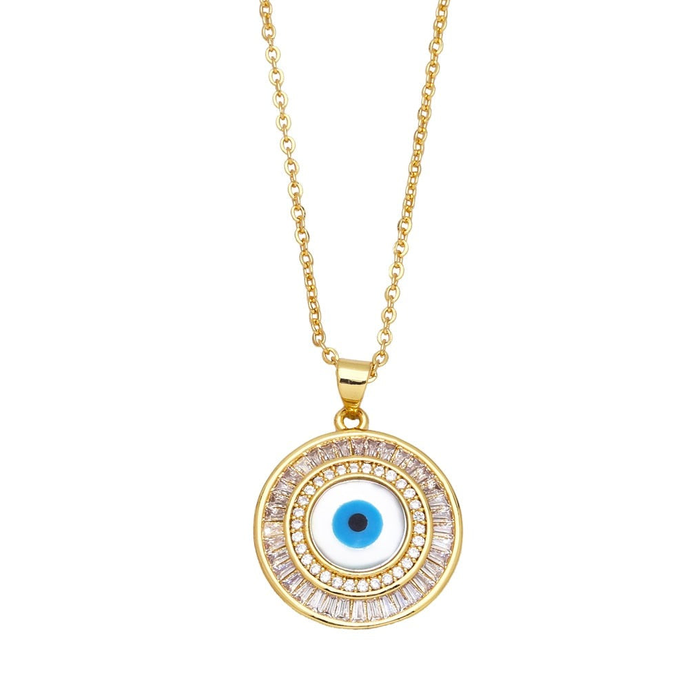 Dream Catcher Evil Eye Necklace | SUTRAWEAR – Sutra Wear