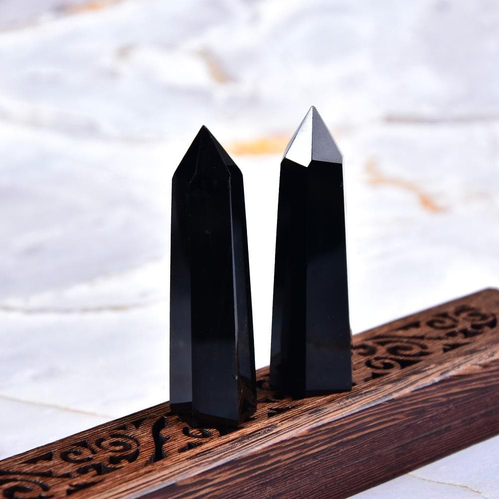 7-8 cm Obsidian Crystal - Sutra Wear
