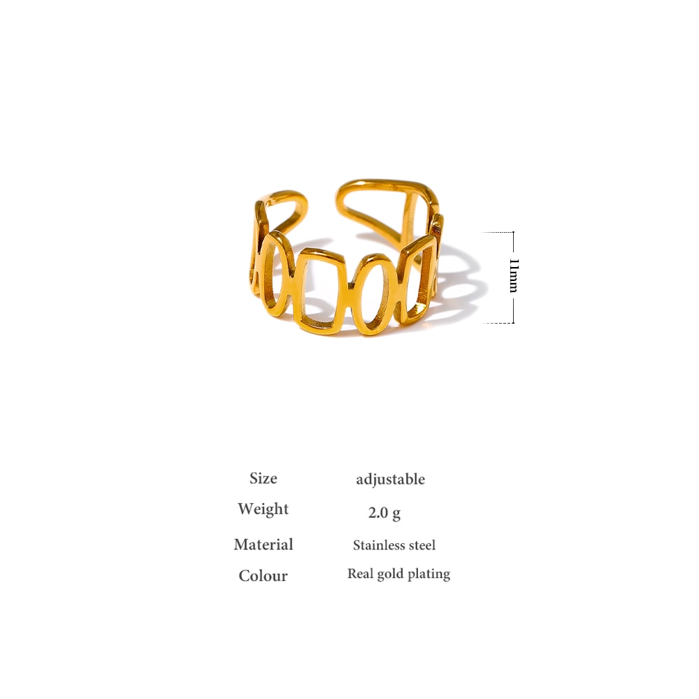 Gold Plated Ring - Open Ring