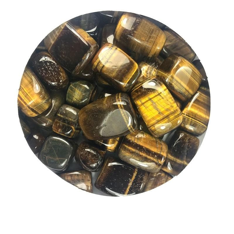 100g Tiger's Eye Tumbled Stones - Sutra Wear