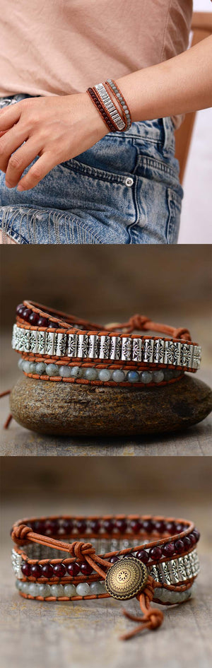 Vintage Tibetan Style Wrap Bracelet