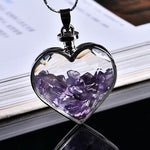 Wishing Bottle Heart Necklace - Sutra Wear
