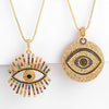 Gold Filled Evil Eye Necklace - Sutra Wear