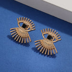 greek earrings gold