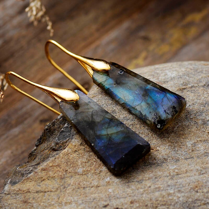 Natural Stone Irregular Resin Flowing Sand Sense Ethnic Style Earrings -  China Earring and Drop Earrings price | Made-in-China.com
