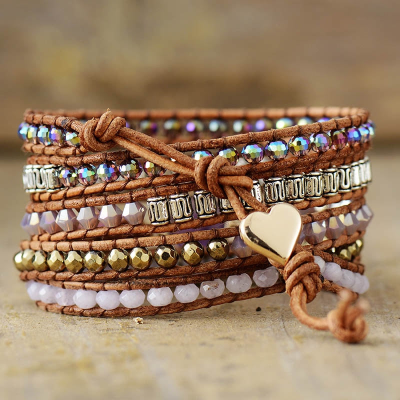 Modish amethyst beads bracelet