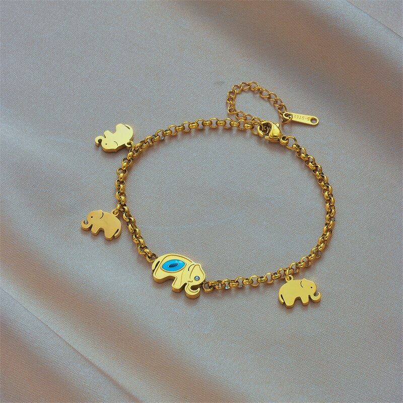 elephant charm bracelet