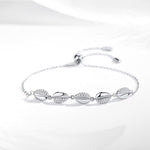 silver sea shell bracelet