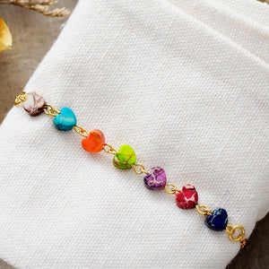 Multicolor Heart Bracelet