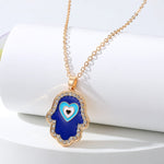 Hamsa Heart Necklace