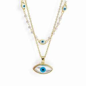 Evil Eye Necklace - Layered Necklace