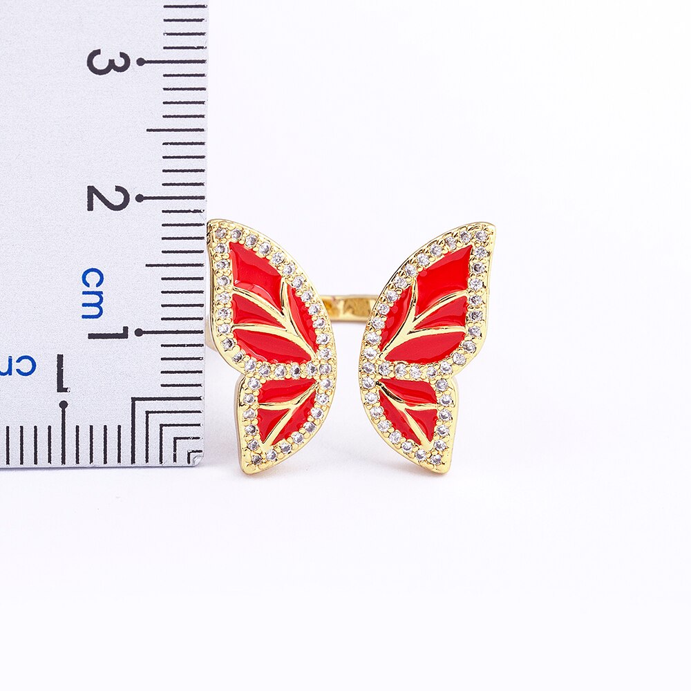 Butterfly Ring Jewelry | Adjustable Butterfly Ring for Women