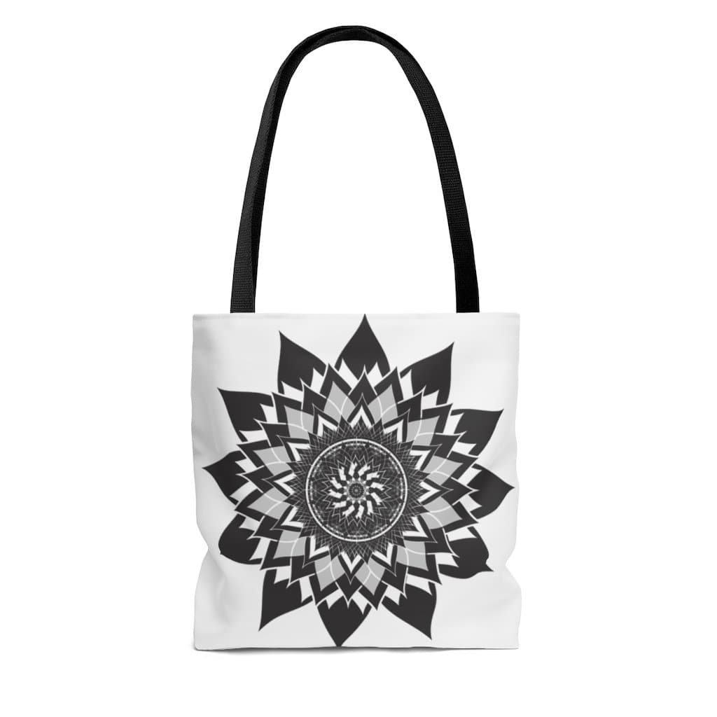 Monochrome Mandala Tote Bag - Sutra Wear