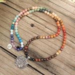 7 Chakra Stones Mala - 108 Beads - Sutra Wear