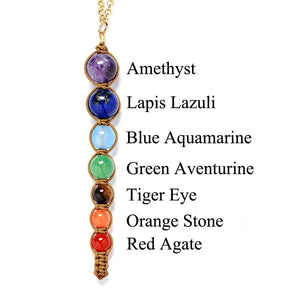 7 Chakra Healing Necklace - Sutra Wear