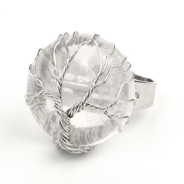 Clear Quartz Crystal Ring - Sutra Wear