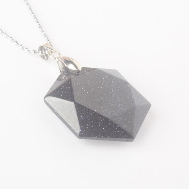 Hexagon Crystal Pendant - Sutra Wear