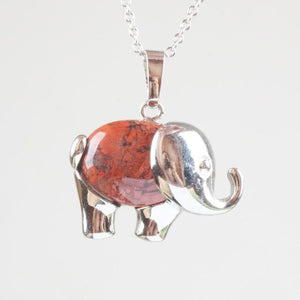 Elephant Crystal Pendant - Sutra Wear
