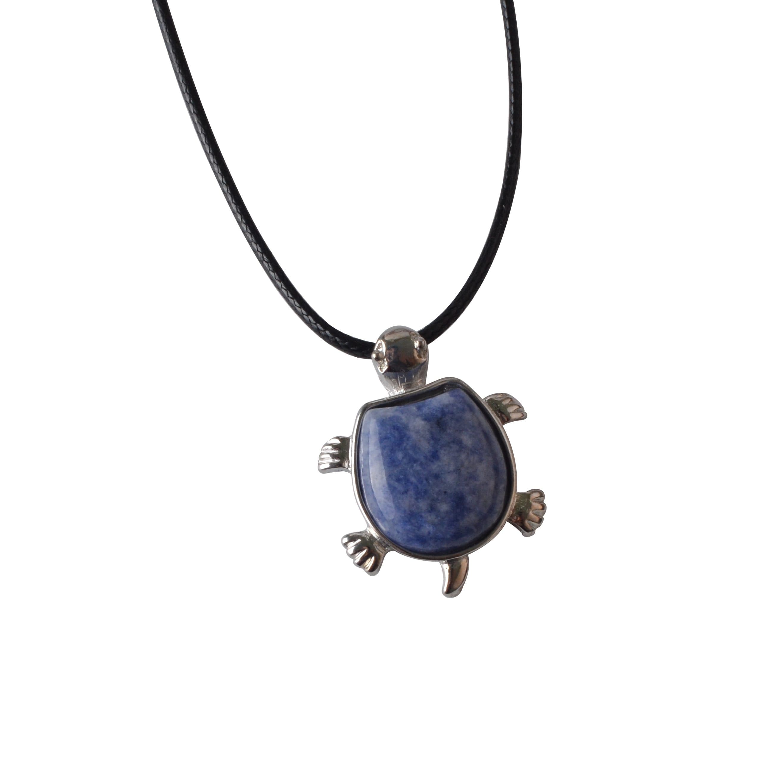 Lapis Lazuli Turtle Nacklace - Sutra Wear