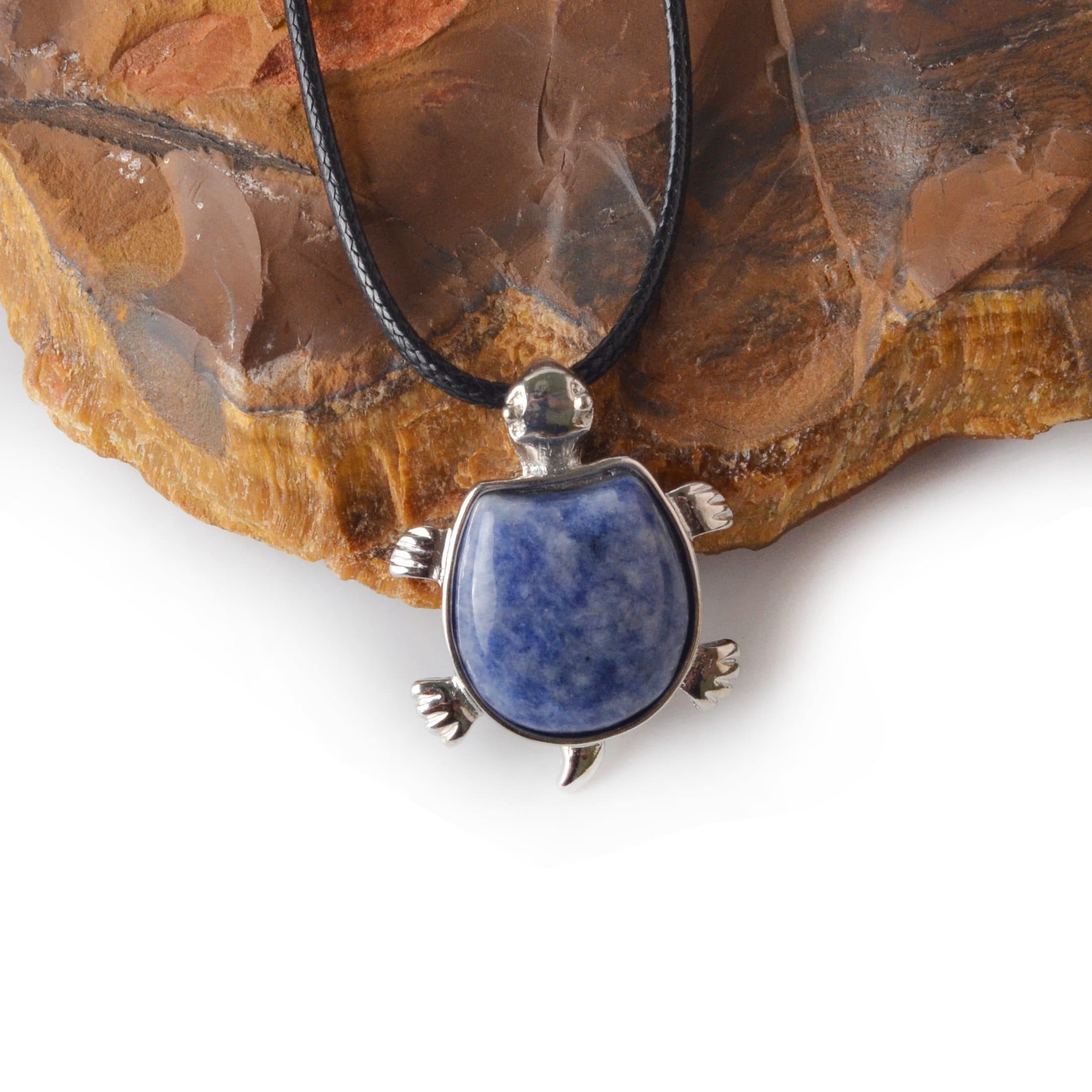 Lapis Lazuli Turtle Nacklace - Sutra Wear
