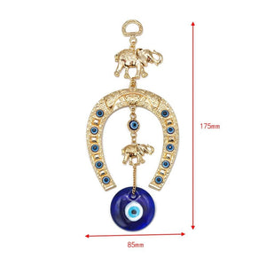 Evil Eye and  Lucky Elephant Hanging - Sutra Wear